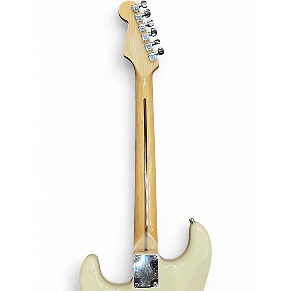 Used Fender Standard Stratocaster Olympic White Solid Body Electric Guitar