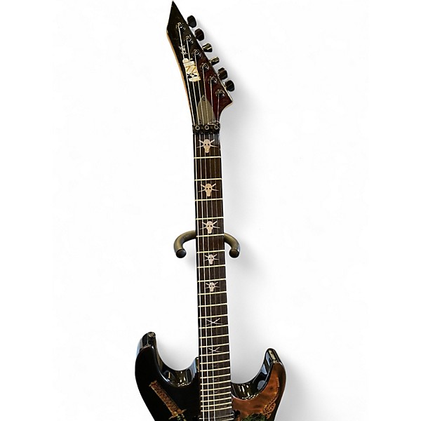 Used ESP George Lynch Skulls and Snakes Print Solid Body Electric Guitar