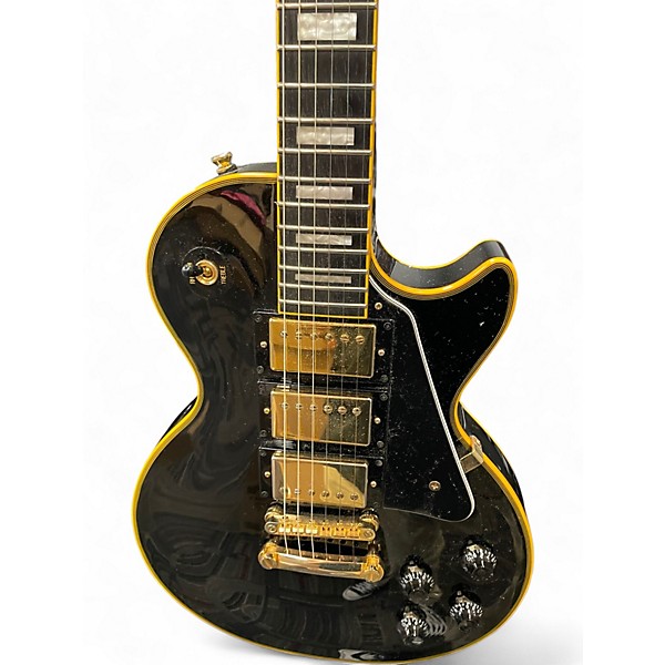 Used Epiphone Joe Bonamassa Black Beauty Les Paul Custom Black Solid Body Electric Guitar