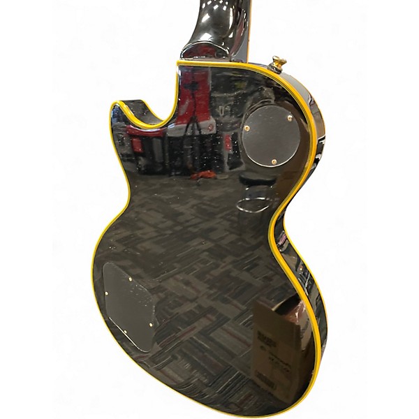 Used Epiphone Joe Bonamassa Black Beauty Les Paul Custom Black Solid Body Electric Guitar