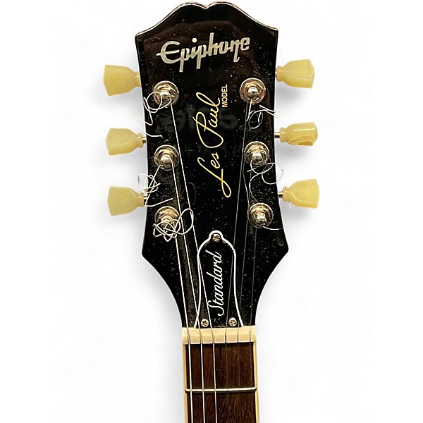 Used Epiphone Les Paul Standard Gold Top Solid Body Electric Guitar