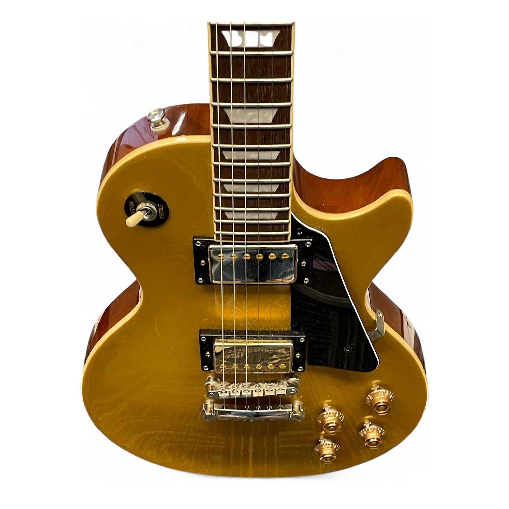 Used Epiphone Les Paul Standard Gold Top Solid Body Electric