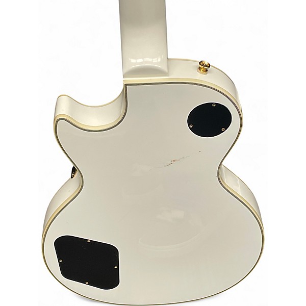 Used Epiphone Les Paul Custom White Alpine White Solid Body Electric Guitar