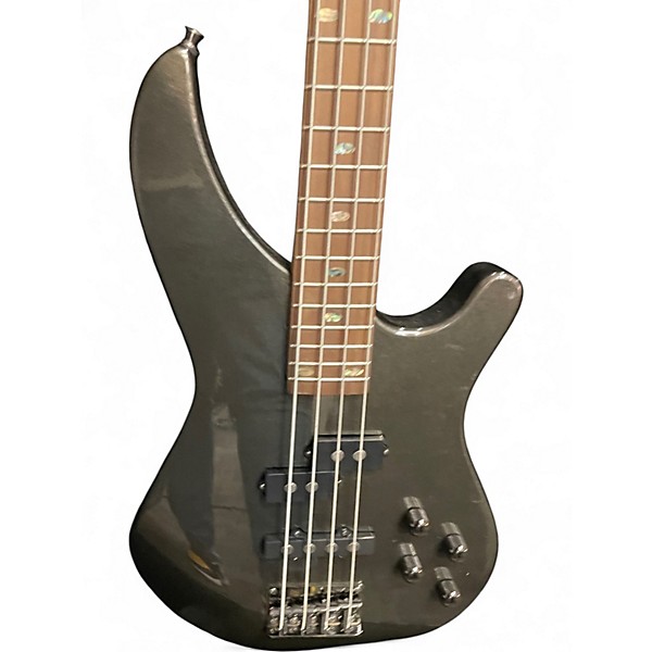 Used Mitchell MB200 GUN METAL GRAY Electric Bass Guitar