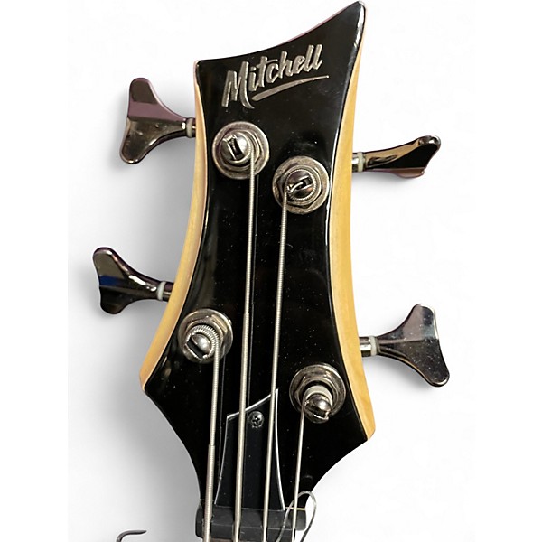 Used Mitchell MB200 GUN METAL GRAY Electric Bass Guitar