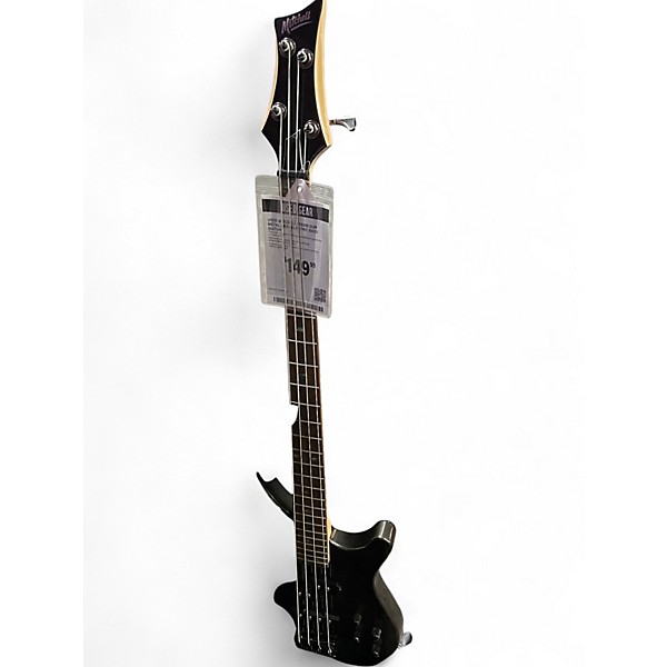Used Mitchell MB200 GUN METAL GRAY Electric Bass Guitar