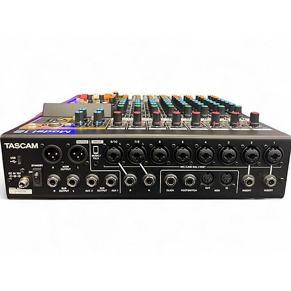 Used TASCAM Model 12 Unpowered Mixer
