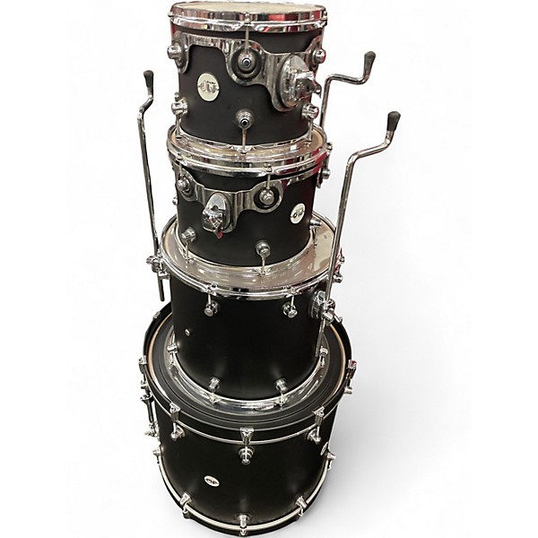 Used DW 4 Piece Design Series BLACK Drum Kit