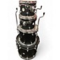 Used DW 4 Piece Design Series BLACK Drum Kit