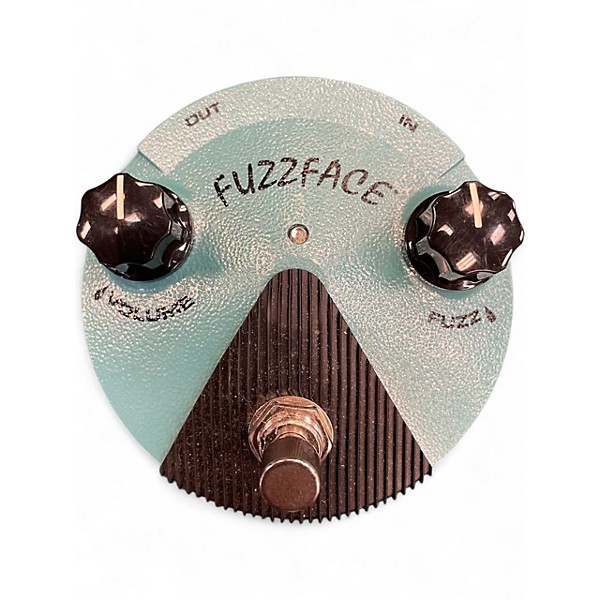 Used Dunlop Jimi Hendrix Fuzz Face Mini Turquoise Effect Pedal