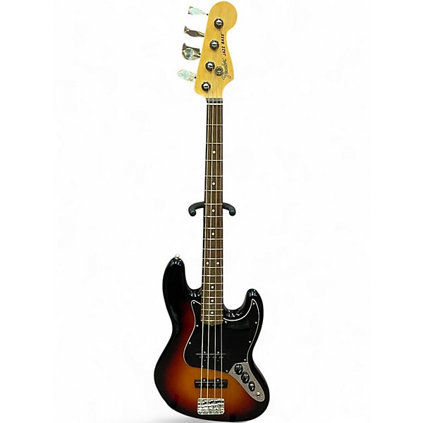 Used Fender American Performer Jazz Bass 3 Color Sunburst Electric Bass Guitar