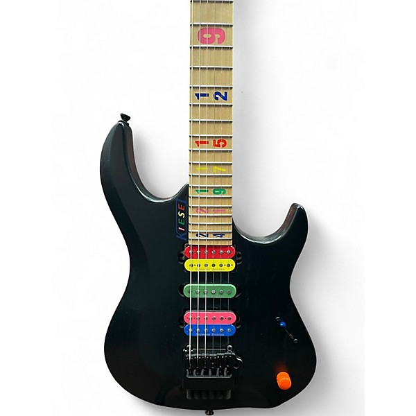 Used Kiesel JB06X JASON BECKER NUMBERS Satin Black Solid Body Electric Guitar