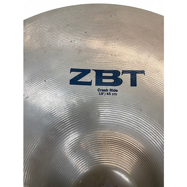 Used Zildjian 18in ZBT Crash Ride Cymbal