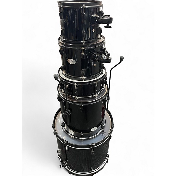 Used Pearl 5 Piece Soundcheck Black Drum Kit
