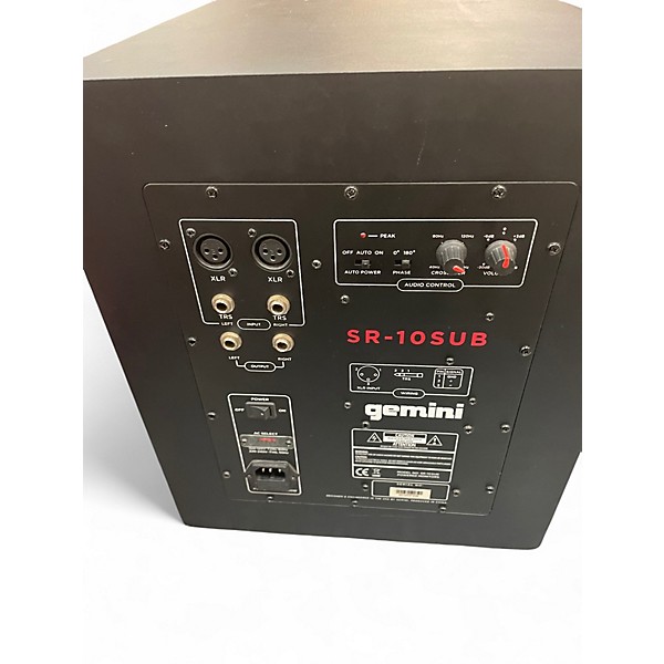 Used Gemini Gemini SR-10 Subwoofer