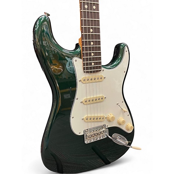 Used Fender Player II Stratocaster British Racing Green Solid Body Electric Guitar