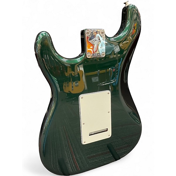 Used Fender Player II Stratocaster British Racing Green Solid Body Electric Guitar