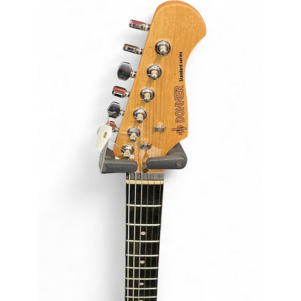 Used Donner standard series blue Solid Body Electric Guitar