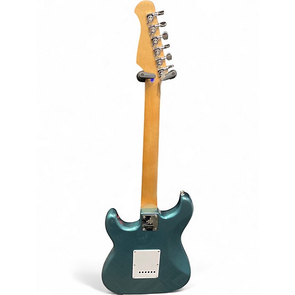 Used Donner standard series blue Solid Body Electric Guitar