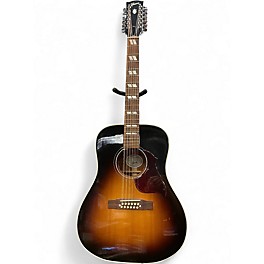 Used Gibson Hummingbird Pro 12-String Sunburst 12 String Acoustic Guitar