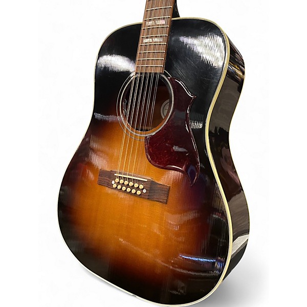 Used Gibson Hummingbird Pro 12-String Sunburst 12 String Acoustic Guitar