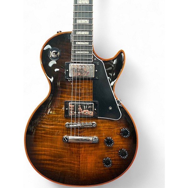 Used Epiphone les paul custom widow limited edition orange burst Solid Body Electric Guitar
