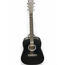 Used Martin DX Johnny Cash Black Acoustic Electric Guitar
