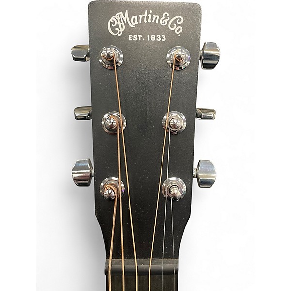 Used Martin DX Johnny Cash Black Acoustic Electric Guitar