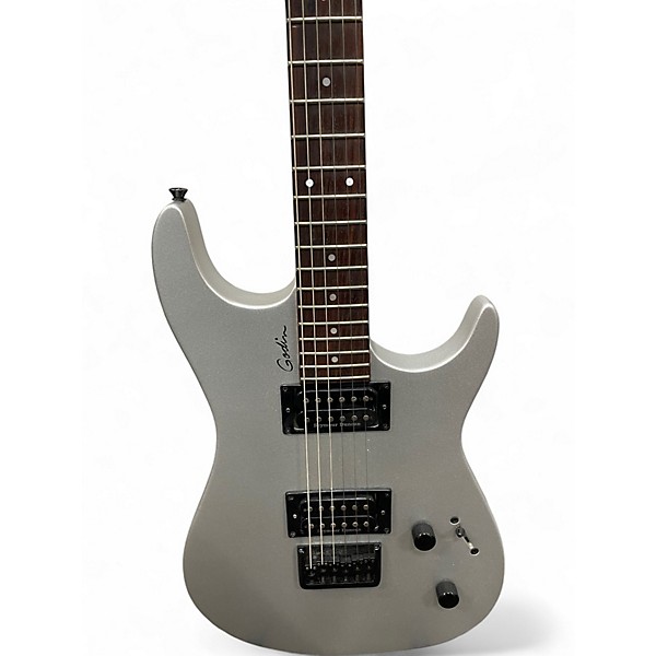 Used Godin Detour Silver Sparkle Solid Body Electric Guitar