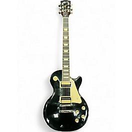 Used Gibson Les Paul Classic Black and White Solid Body Electric Guitar