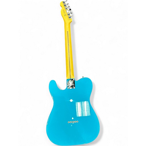 Used Fender American Professional II Telecaster Miami Blue Solid Body Electric Guitar