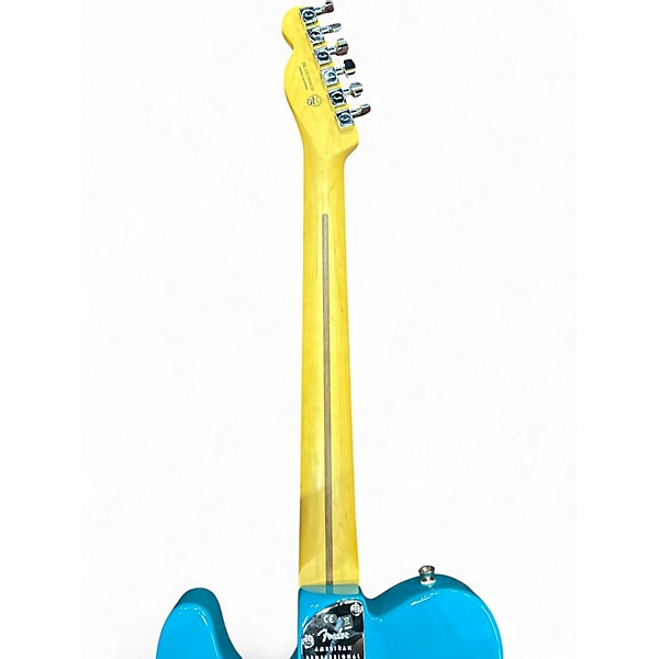 Used Fender American Professional II Telecaster Miami Blue Solid Body Electric Guitar