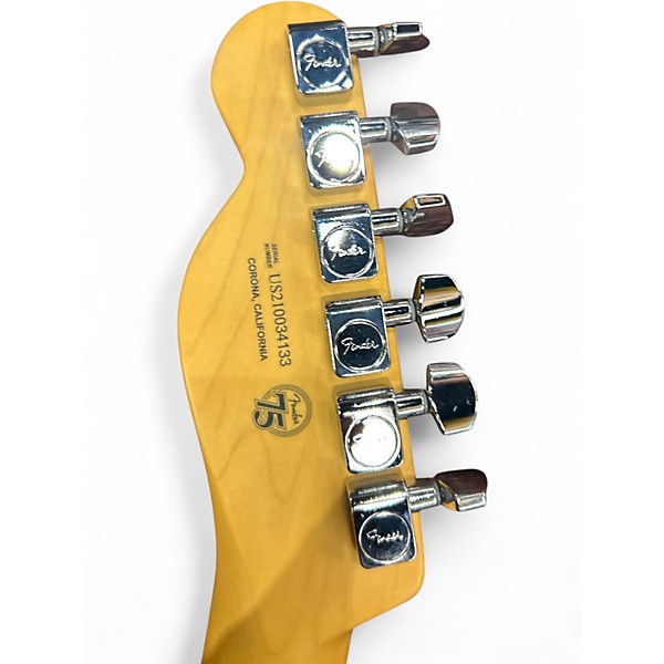 Used Fender American Professional II Telecaster Miami Blue Solid Body Electric Guitar