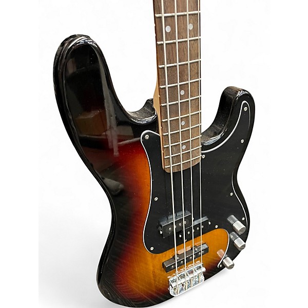 Used Squier PERCISION BASS 2 Color Sunburst Electric Bass Guitar