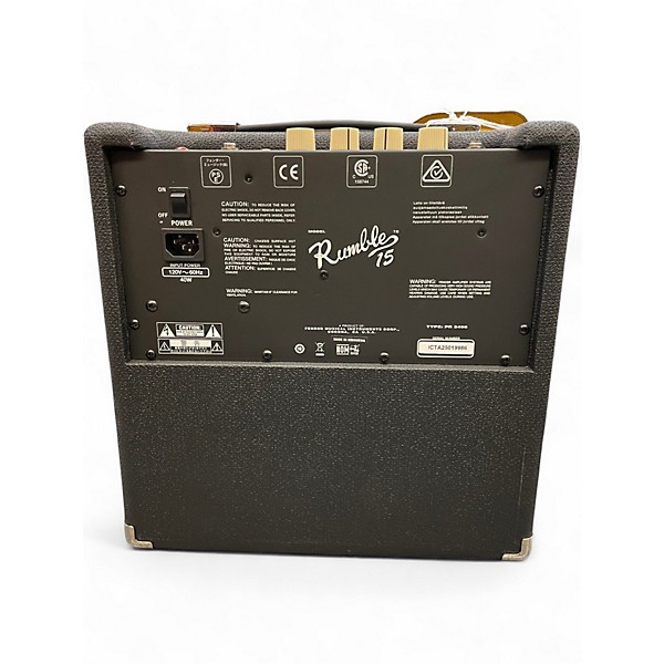 Used Fender Rumble 75 75W 1x12 Bass Combo Amp