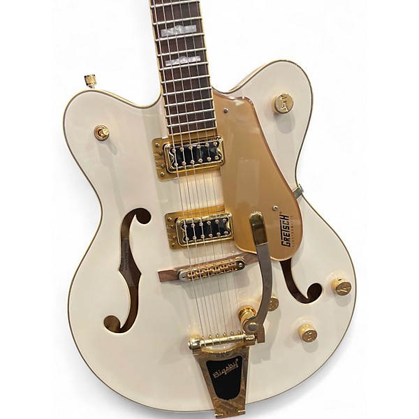 Used Gretsch Guitars G5427TG Champagne White Hollow Body Electric Guitar
