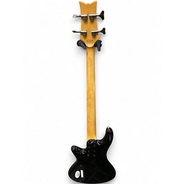 Used Schecter Guitar Research Stiletto Elite 4 String Black Cherry Electric Bass Guitar