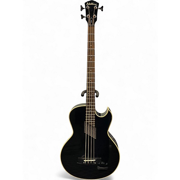 Used Washburn ab20 Ebony Acoustic Bass Guitar
