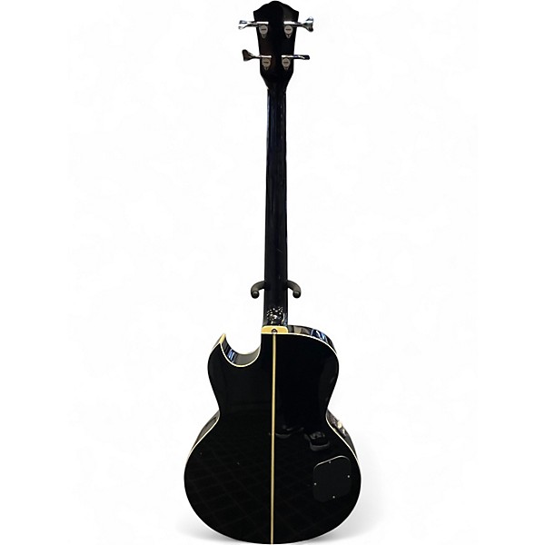 Used Washburn ab20 Ebony Acoustic Bass Guitar