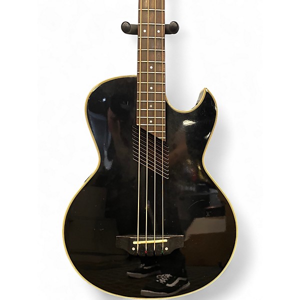 Used Washburn ab20 Ebony Acoustic Bass Guitar