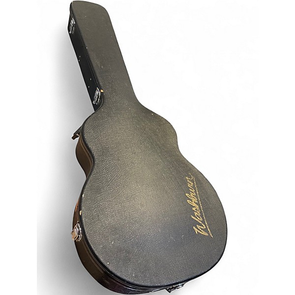 Used Washburn ab20 Ebony Acoustic Bass Guitar