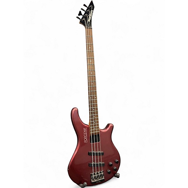 Used 1986 Washburn Force abt Maroon Electric Bass Guitar
