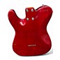 Used Eart Nk-C1 Transparent Red Solid Body Electric Guitar