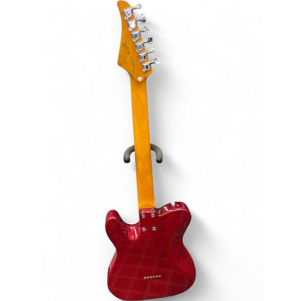 Used Eart Nk-C1 Transparent Red Solid Body Electric Guitar