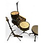 Used SPL 3 Piece LIL KICKER SHELL PACK Black Drum Kit