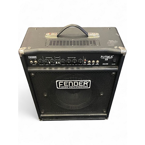 Used Fender Rumble 75 75W 1x12 Bass Combo Amp