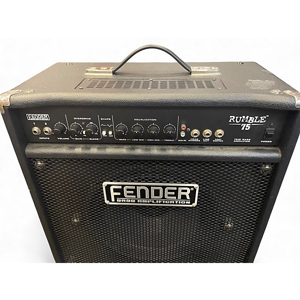 Used Fender Rumble 75 75W 1x12 Bass Combo Amp
