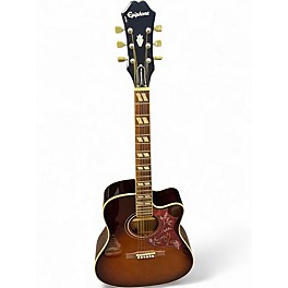 Used Epiphone Hummingbird Pro 2 Color Sunburst Acoustic Electric Guitar