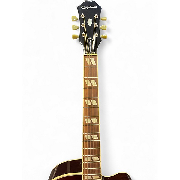 Used Epiphone Hummingbird Pro 2 Color Sunburst Acoustic Electric Guitar