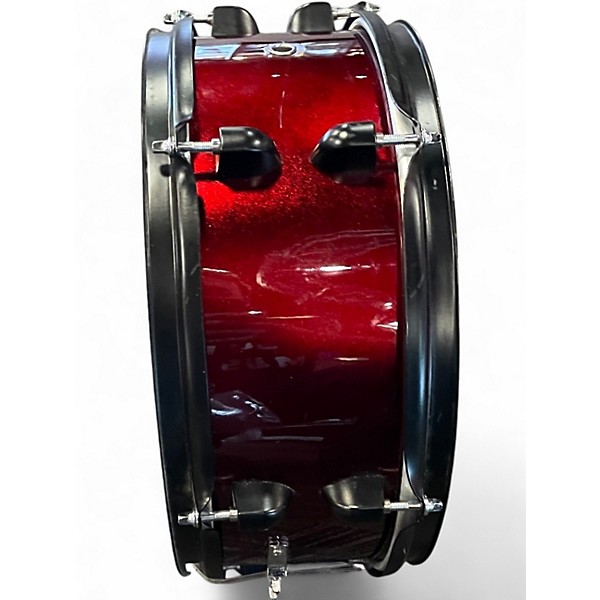 Used Huntington 14in Snare Drum Red Sparkle Drum